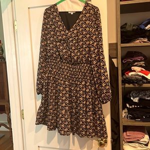THML long sleeved dress! Great for Fall, Winter (with booties) or Spring!